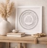 HEBREW HOME BLESSING ELEGANT PAPERCUT WALL ART 